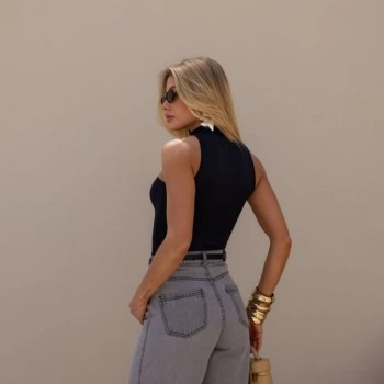 Blusa com recorte